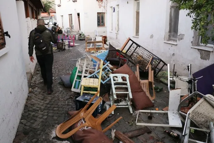 Depremin merkez üssünde dikkat çeken kare!