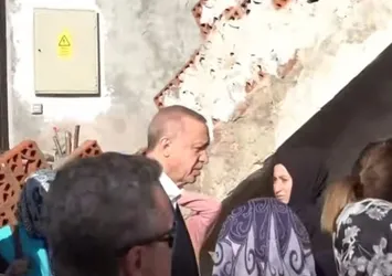 Başkan Erdoğan'dan maden şehitlerinin acılı ailelerine taziye ziyareti