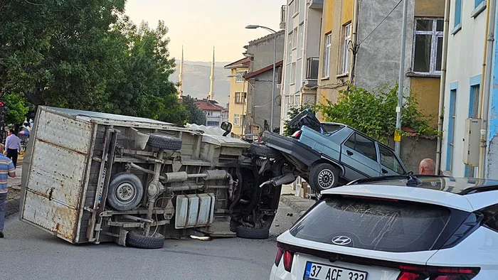 Kastamonu'da hayretler içinde bırakan kaza - 1