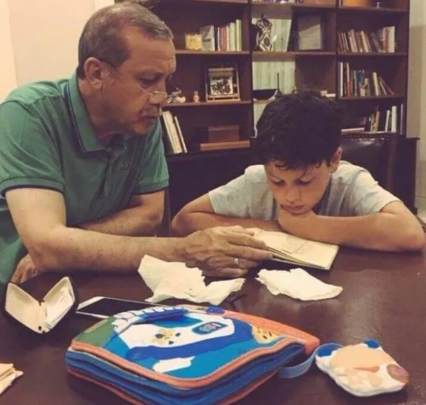 Erdoğan'dan torununa Kur'an dersi - 1