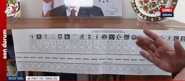Oy pusulası ilk kez A Haber'de! Neredeyse 1 metre - 4