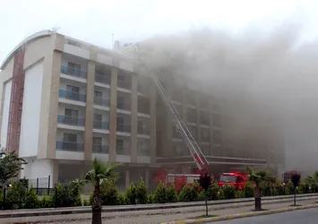 Ordu'da otel yangını!