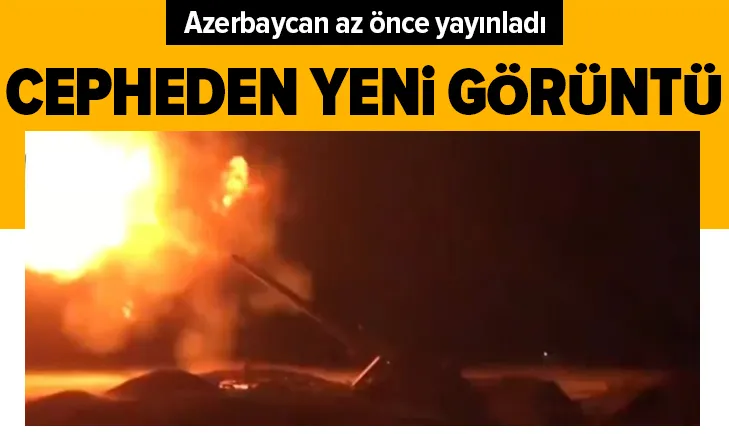 Azerbaycan yayınladı! Cepheden yeni görüntü!