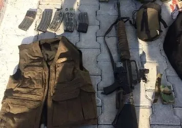 PKK'lı terörist, ABD yapımı M-16 ile yakalandı