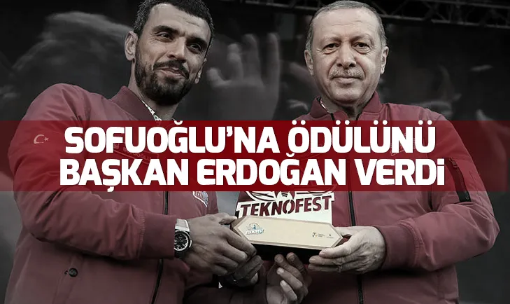 Kenan Sofuoğluna ödülü Başkan Erdoğan verdi