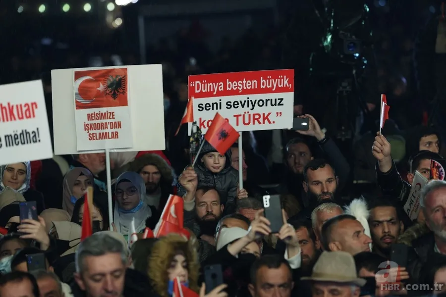 Tiran'daki Ethem Bey Camii'nin açılışı Başkan Erdoğan tarafından yapıldı 19