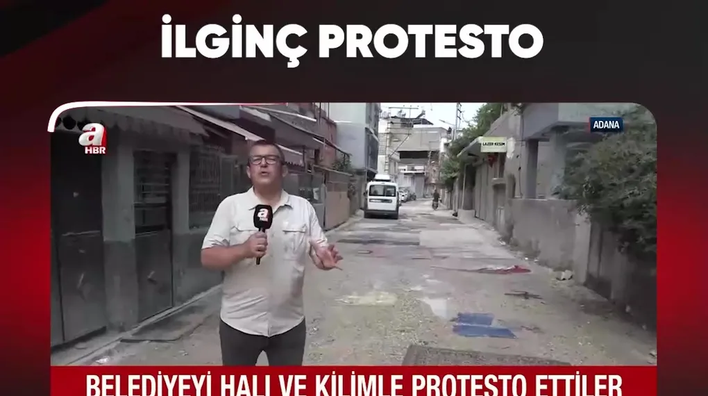 TOZA-ÇAMURA KARŞI İLGİNÇ PROTESTO