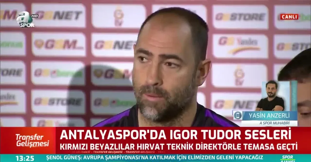 Antalyaspor'da Igor Tudor sesleri