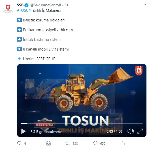 Savunma Sanayii Başkanlığı insansız "TOSUN"u tanıttı! Yüzde yüz yerli ve milli - 3