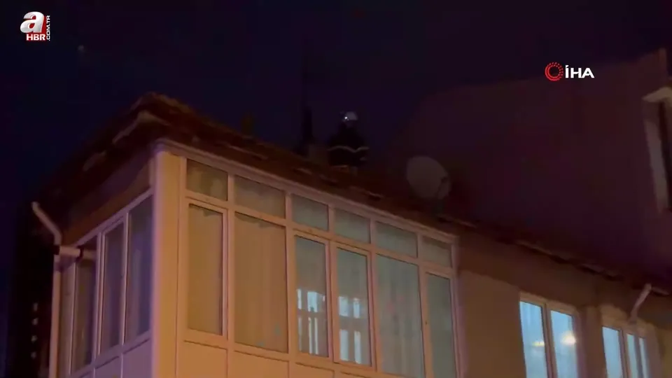 Edirne’de baca yangını korkuttu