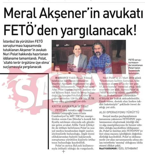 Son dakika: Meral Akşener’in avukatı Nuri Polat’a verilen hapis cezası onandı