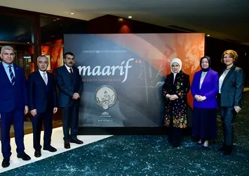 Emine Erdoğan "Maarif: Türk Eğitim Tarihi Sergisi"ni ziyaret etti
