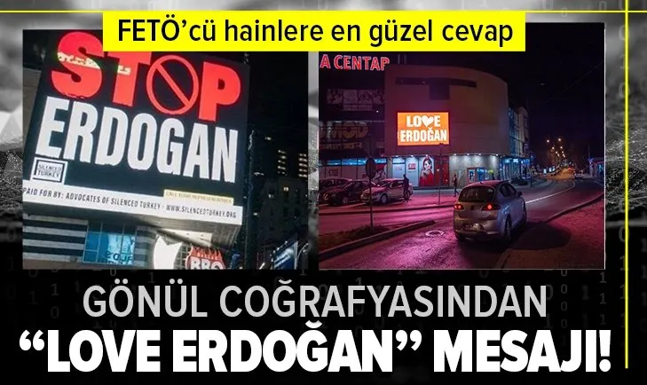 Saraybosna'dan Love Erdoğan mesajı