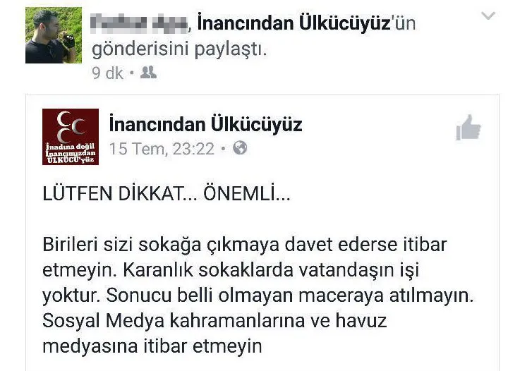FETÖ'cüler lehinde paylaşım yapanlara gözaltı! - 2