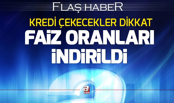 Son dakika: Ziraat Bankası, konut ve ihtiyaç kredisi faiz oranlarını indirdi! Ziraat Bankası kredi faiz oranları