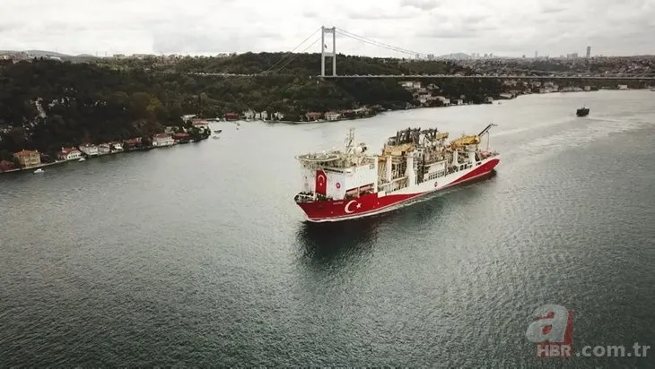 Yavuz Sondaj Gemisi İstanbul Boğazı’ndan geçti! Rota: Karadeniz