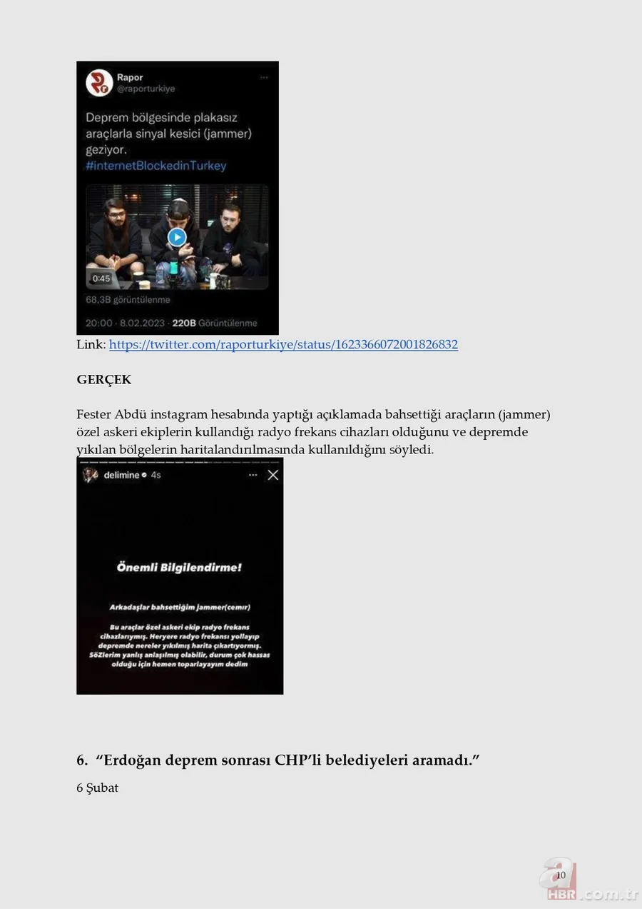 Asrın felaketinde halkın acısına acı kattılar! İşte muhalefet ile kalemşorlarının yalanları ve gerçekler 8