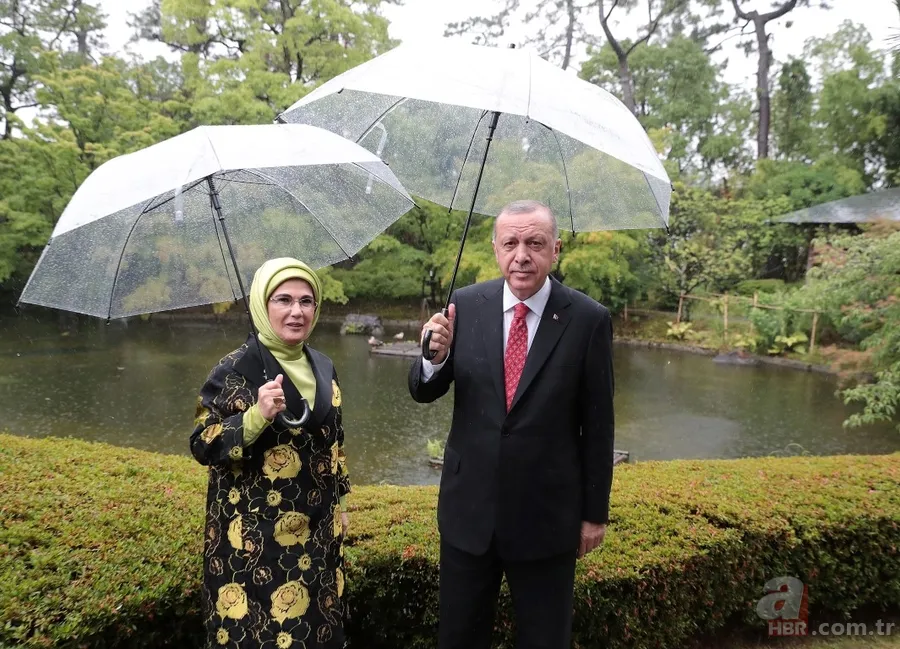 Başkan Erdoğan Japonya'da çay seremonisine katıldı 8