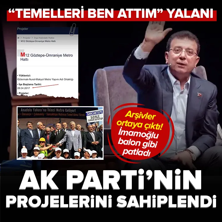 Pinokyo Ekrem’in yalanı çabuk patladı