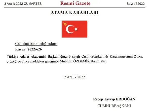 Son dakika: Cumhurbaşkanlığı atama kararları Resmi Gazete'de! 2 atama 1 görevden alma... - 1