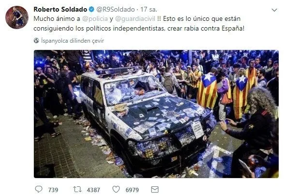 Fenerbahçeli Soldado'nun tweeti ortalığı karıştırdı - 1