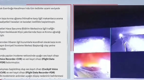 Uçak kazasında dakika dakika yaşananlar!