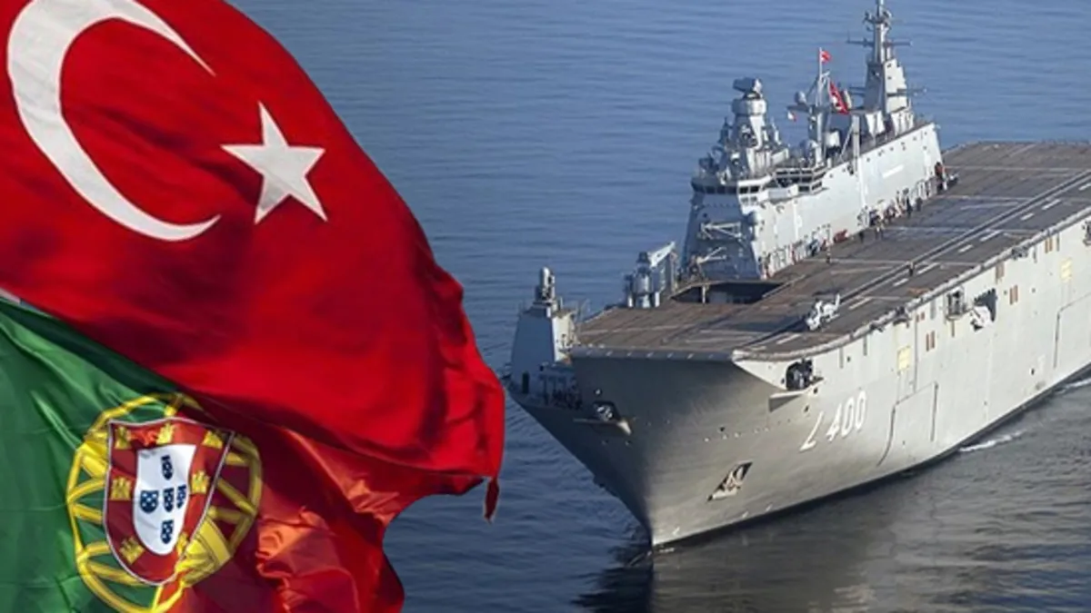 Türkiye'den tarihi başarı! AB ve NATO üyesi ülkeye askeri gemi ihracatı yapılacak | Portekiz ile imzalar atıldı