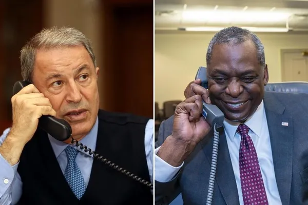 Milli Savunma Bakanı Akar ABD’li mevkidaşı ile görüştü