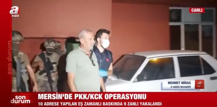 Son dakika: Mersin’de PKK-KCK operasyonu: 9 zanlı yakalandı