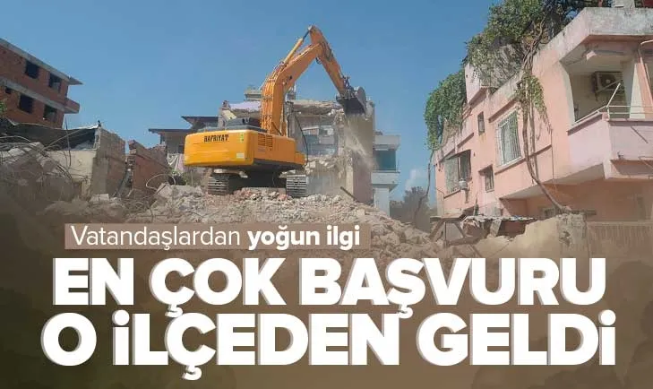 İşte ilçe ilçe kentsel dönüşüm