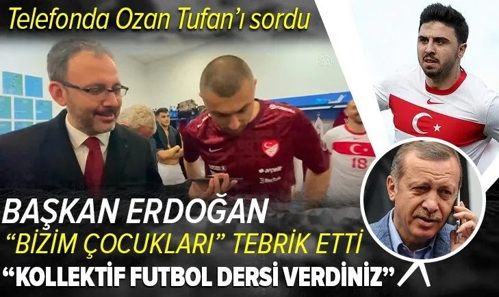 Başkan Recep Tayyip Erdoğan'dan Norveç galibiyeti sonrası Türkiye A Milli Futbol Takımı'na tebrik telefonu: Kollektif futbolun dersini verdiniz