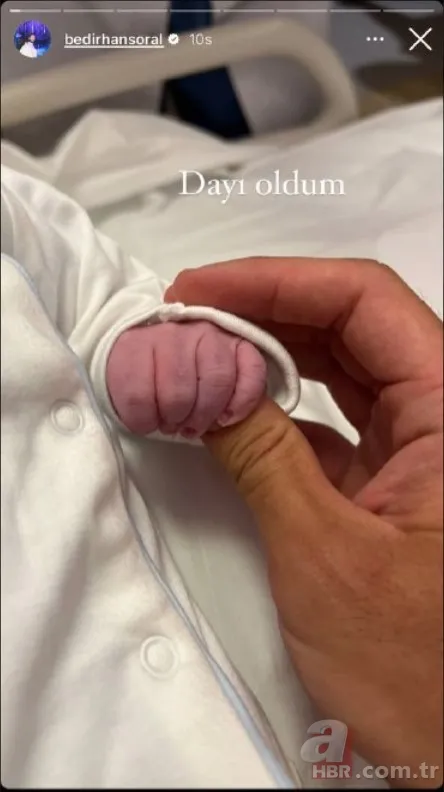 Hande Soral ve İsmail Demirci oğulları Ali’yi kucağına aldı! İşte Ali bebeğin ilk fotoğrafı 9