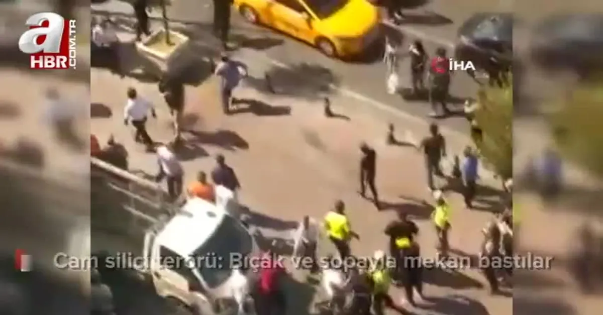 Şehrin göbeğinde cam silici terörü