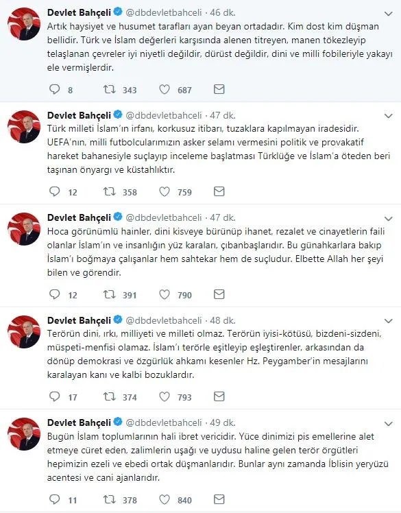 Devlet Bahçeli: Türklüğe ve İslam’a öteden beri taşınan önyargı ve küstahlıktır - 2