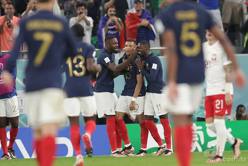 Mbappe çok rahat çok profesyonel! Turu adeta tek başına Fransa'ya getirdi! Polonya evine geri döndü 22