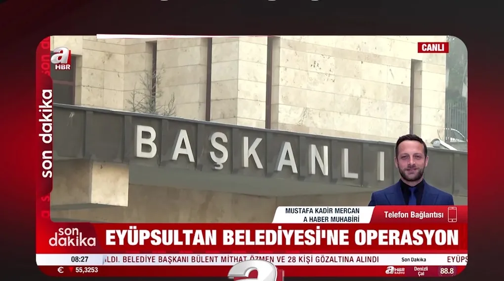 EYÜPSULTAN BELEDİYESİ'NE OPERASYON