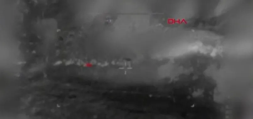 Pentagon, Irak'taki DEAŞ sığınaklarının bombaladığı operasyonun görüntülerini paylaştı