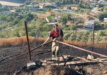 Hatay’da orman yangını! Alevler büyümeden kontrol altına alındı