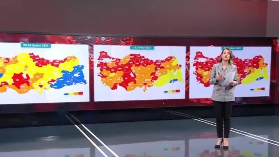 Koronavirüs risk haritası güncellendi! 58 ilde kırmızı alarm
