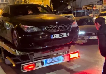 Drift yapan sürücüye ağır ceza