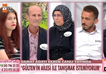 Esra Erol'da şoke eden anlar! Gülten ve kendisinden 17 yaş büyük sevgilisi stüdyoda | Babadan sert tepki: Sende adam tipi yok