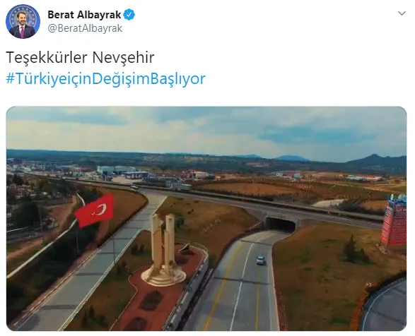 Bakan Albayrak'tan "Türkiye için değişim başlıyor" mesajı - 2