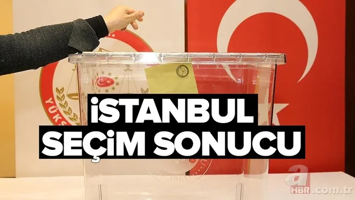 23 Haziran İstanbul ilçe ilçe seçim sonuçları | Binali Yıldırım Ekrem İmamoğlu oy oranları