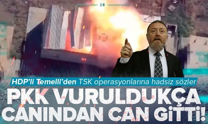 HDP’li Temelli’den TSK’ya hadsiz sözler!