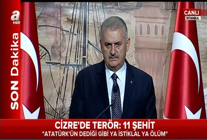 Başbakan Yıldırım: Terör örgütlerine topyekün savaş açtık, ya istiklal ya ölüm - 1