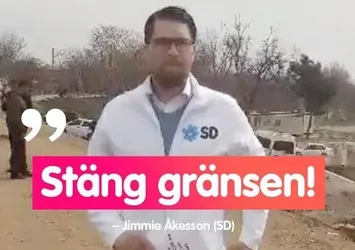İsveçli ırkçı siyasetçi Jimmie Akesson Edirne'de bildiri dağıtırken yakalanmıştı! Sınır dışı edildi