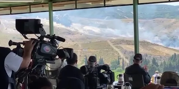 Başkan Erdoğan Türk F-16’larının vuruşlarını alkışlarla izle! İşte o anlar