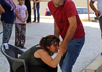 Aracının hurdaya döndüğünü gören sürücü şoka girdi