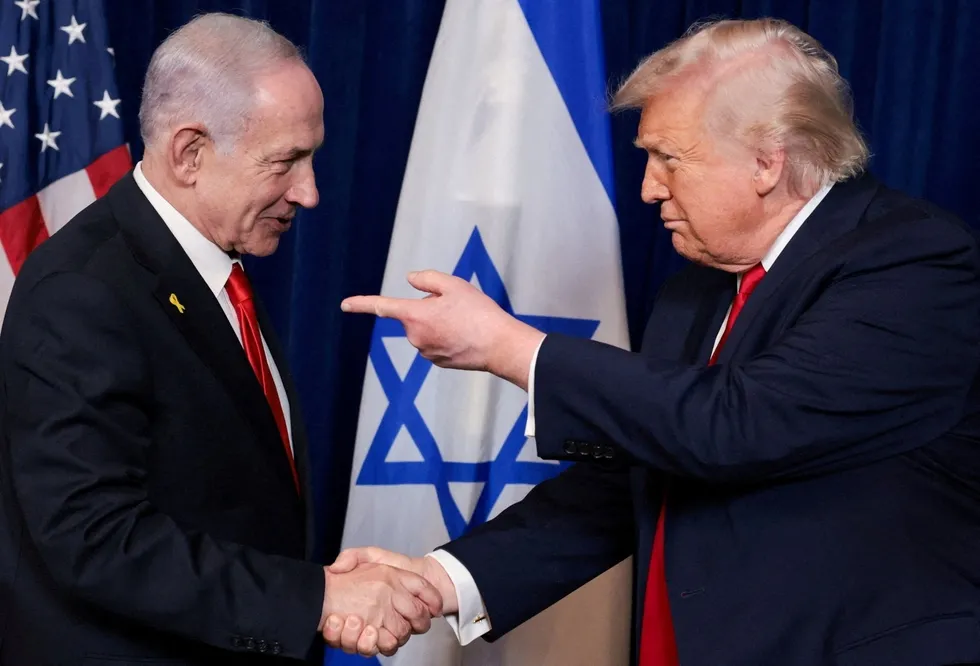 İsrail Başbakanı Binyamin Netanyahu ve ABD Başkanı Donald Trump (REUTERS)