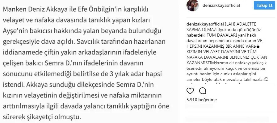 Deniz Akkaya o davayı kazandı - 1